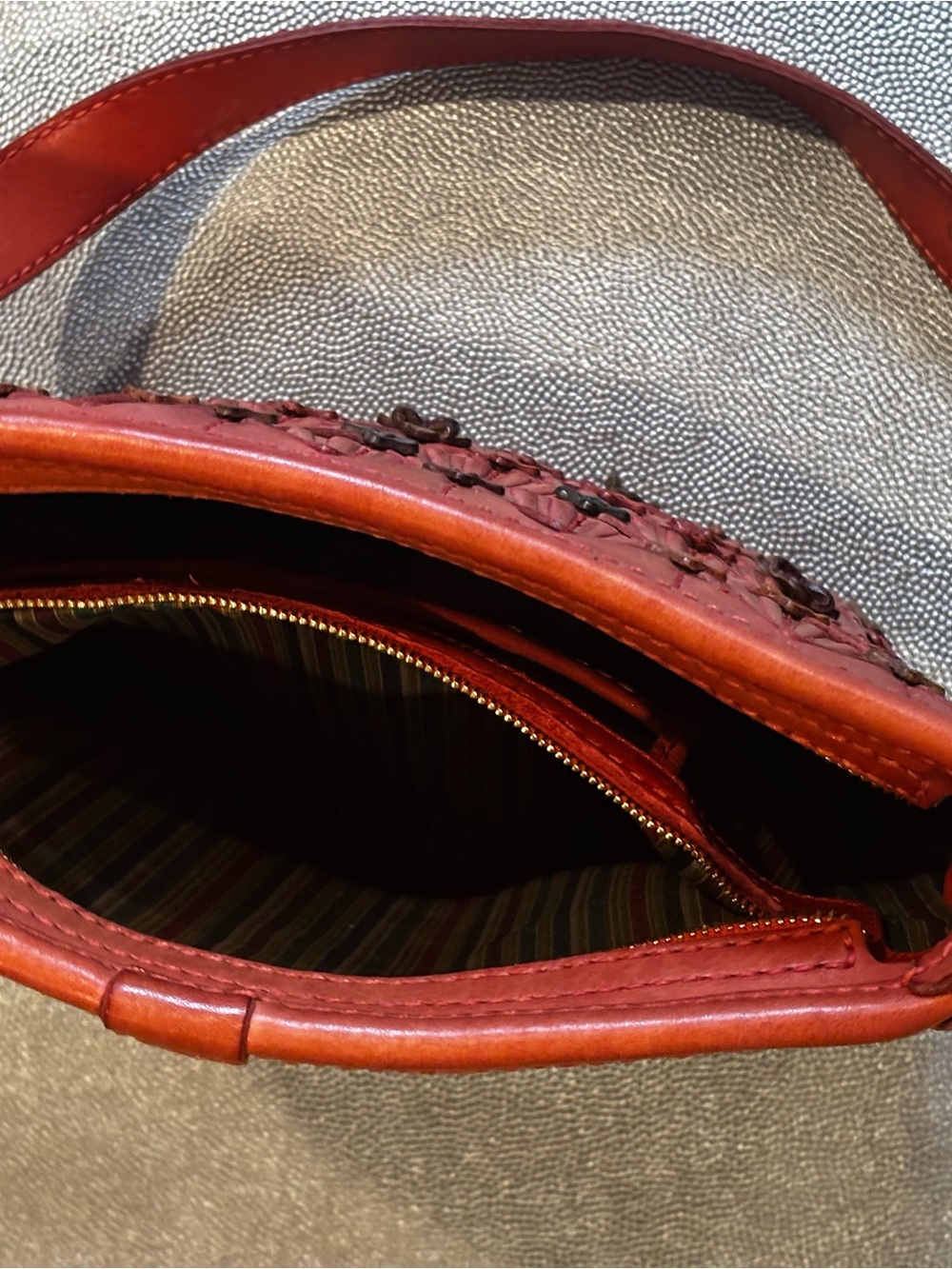Handmade KRISTAL leather bag - Picture 4 of 6
